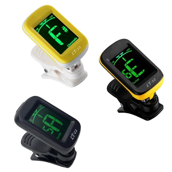 Universal Musical Instrument Tuner for Guitar Violin with Clear LCD Display