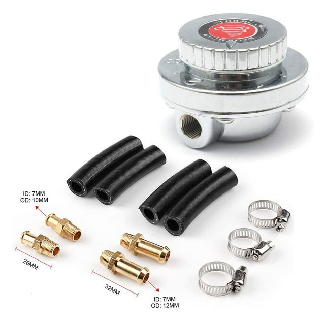 Universal NEW Manual Fuel Pressure Regulator Adjustable For Carburetor