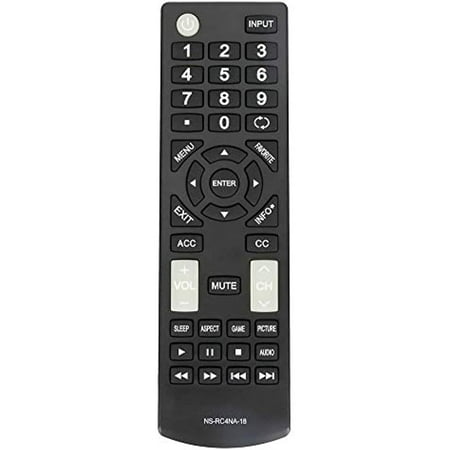 Universal NS-RC4NA-18 Remote Control Replacement for All Insignia TVs