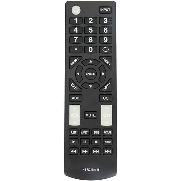 Universal NS-RC4NA-18 Remote Control Replacement for All TVs