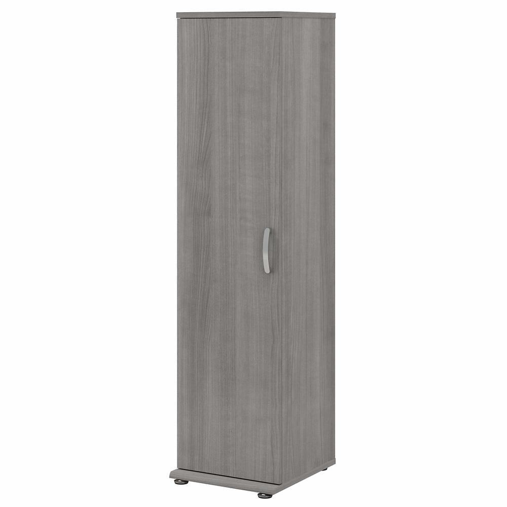 Platinum Gray Freestanding Office Storage Cabinet with Adjustable Shelving