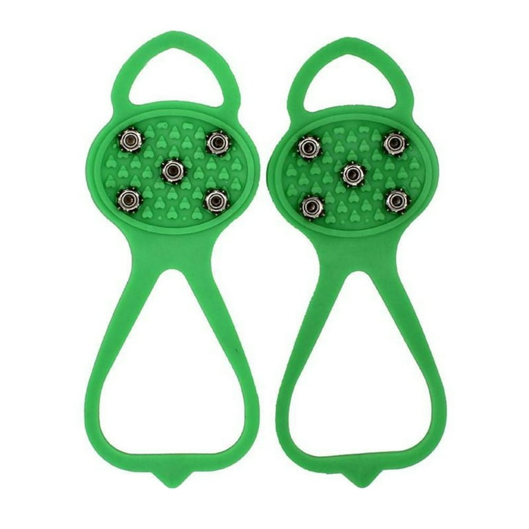 Universal Non Slip Gripper Spikes Anti Slip Over Shoe Durable Cleats with Good Elasticity Easy To Pull On Or Take Off New