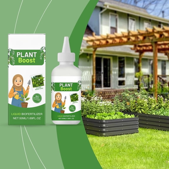 Universal Nutrient Solution for Fruit Vegetable and Potted Flowers - 50ml Liquid Biofertilizer Food Enhances Photosynthesis Improves Soil Quality Gentle Formula for Gardening