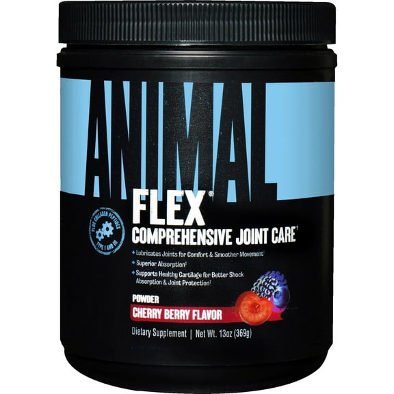 Universal Nutrition Animal Flex Powder Dietary Supplement - Cherry Berry - 369g