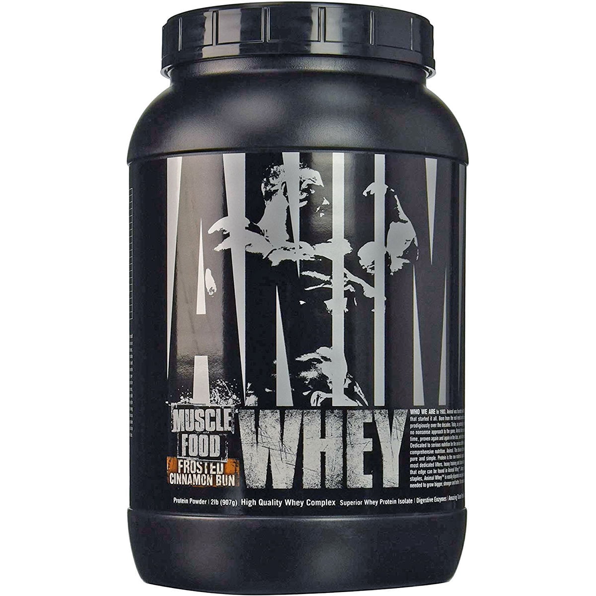 Animal Isolate Loaded Whey Protein™ Powder, Frosted Cinnamon Bun, 2 lb (907 g)