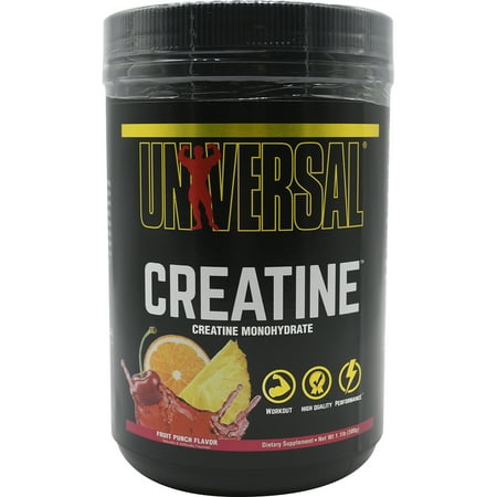 Universal Nutrition Creatine Powder Supplement - 85 Servings - Fruit Punch