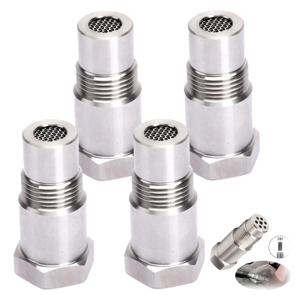 Universal O2 Catalytic Convert Sensor 4-Pack, M18x1.5 Thread Automotive Replacement for Upstream Downstream Exhaust System