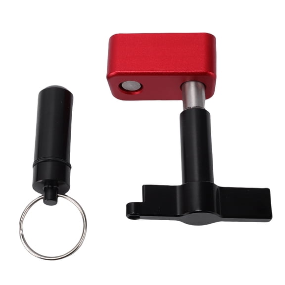 Universal OBD2 Port Anti-Theft Lock, Metal Diagnostic Port Security Protector for Cars, SUVs and Trucks, Red