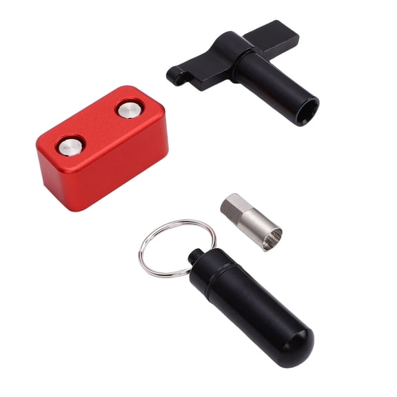Universal OBD2 Port Anti-Theft Lockout Tool, Aluminum Alloy Diagnostic Port Protector, Red