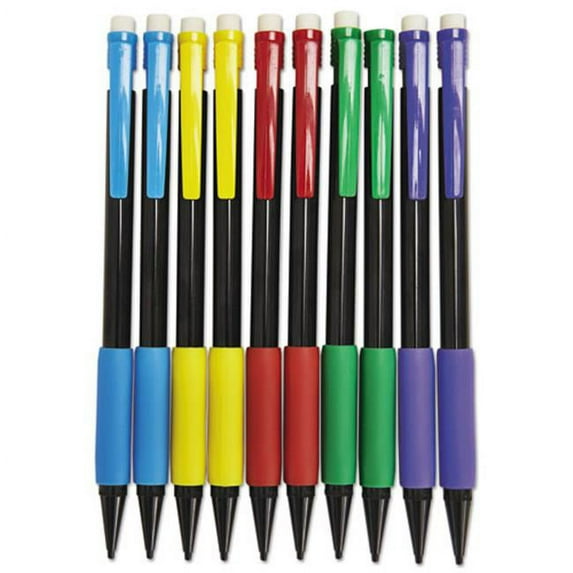 Universal Office Products 22003 Deluxe Mechanical Pencil - Assorted Barrel, 0.7 mm.