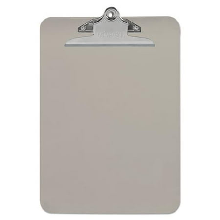 Universal Office Products 40306 Plastic Clipboard With High Capacity - Smoke