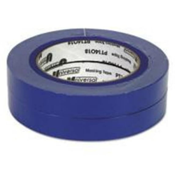 Universal Office Products PT14025 Premium Blue Masking Tape With Bloc-it Technology- 24 mm. x 54.8 m. - Blue
