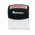 thumbnail image 1 of Universal  One-Color Message Stamp  Confidential  Pre-Inked/Re-Inkable  Red, 1 of 1