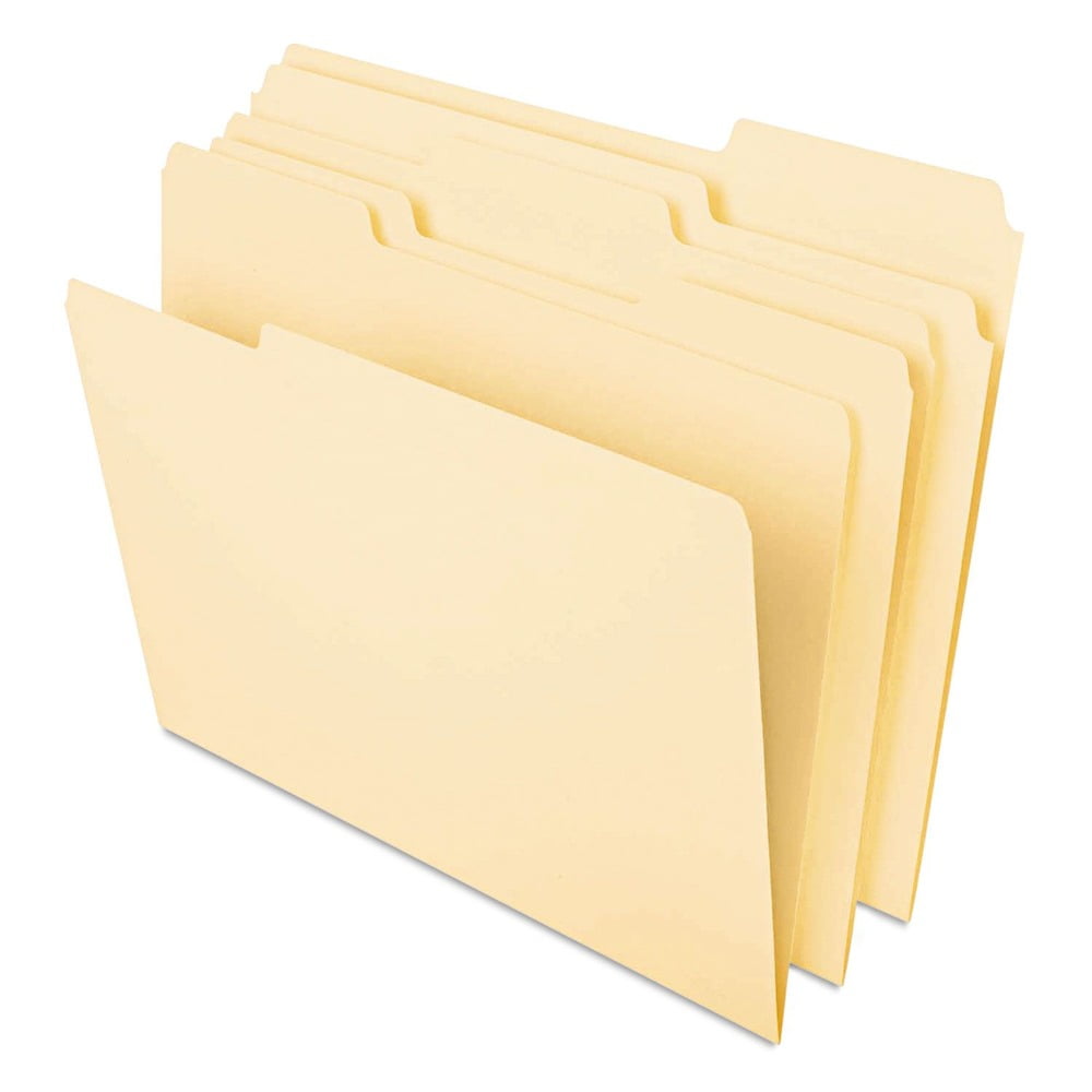 Universal® One Heavyweight Legal File Folders, 1/3 Top Tab, 50 Folders