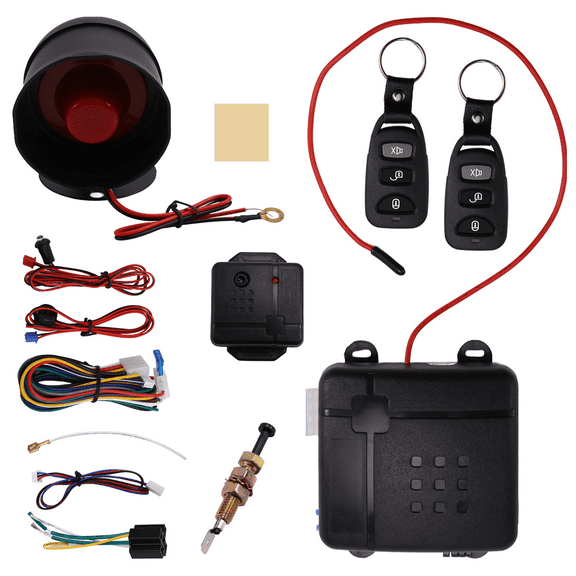 Universal One-Way Car Anti-Theft Device Sound and Light Alarm Remote Protection Safety System
