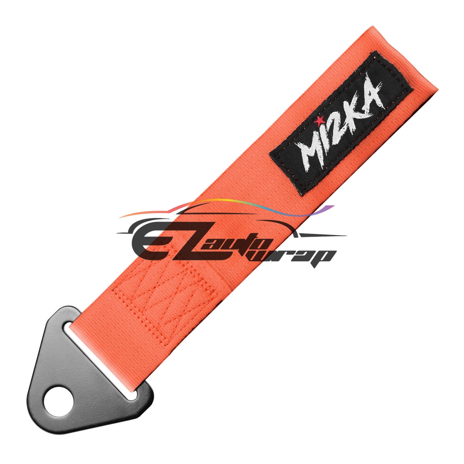 Universal Red High-Strength Racing Towing Hook Strap – Front & Rear Bumper Mount