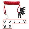 thumbnail image 1 of Universal Outboard Motor Kill Lanyard with Swivel Snap Hook for Outboard Boat Drivers, 1 of 8