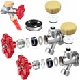 thumbnail image 1 of Universal Outdoor Faucet Repair Kit,Wall Hydrant Complete Replacement Kit,Anti-Siphon Frostproof Faucet Valve Hose Faucet Fitting Repair Kit (2 Pack Wall Hydrant Complete Replacement Kit), 1 of 7