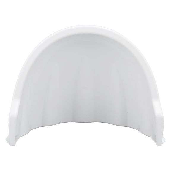 Universal Outdoor Security Camera Cover Shield - Weatherproof ABS Plastic Sun and Rain Shade for Dome & Bullet Surveillance Cameras (White)