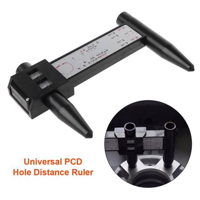 Universal PCD Measuring Sliding Pitch Ruler Wheel Circle Tyre Diameter
