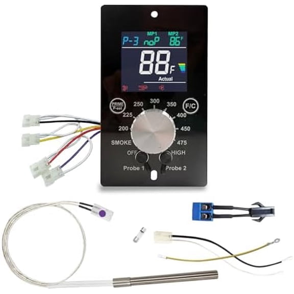 Universal PID Controller Kits Replacement for Pit Boss, Traeger, Z Grills and Asmoke Grills and Smokers Models Come with 1 Hot Rod Igniter$$Garden & Patio