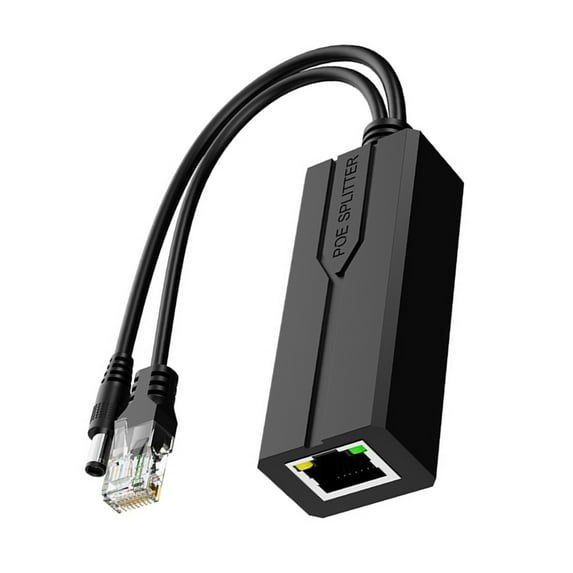 Universal POE Splitter Adapter Support IEEE802.3af/at for 48V to DC12V Conversion Offering Efficient Power Delivery