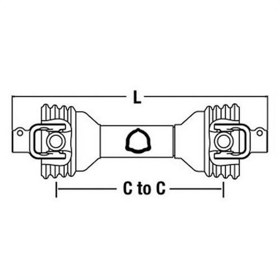 Universal PTO Driveline 1-3/8" 6 John Deere fits Case BRW14006546DS fits PTO Drivelines & Parts D756560 PM14046560 14006546 14046560 PM14006546