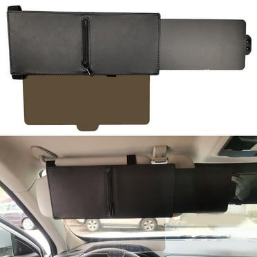TFY Car Sun Visor Extenders - 2 Pack, Blocks Glare & UV From Windshield & Side Windows