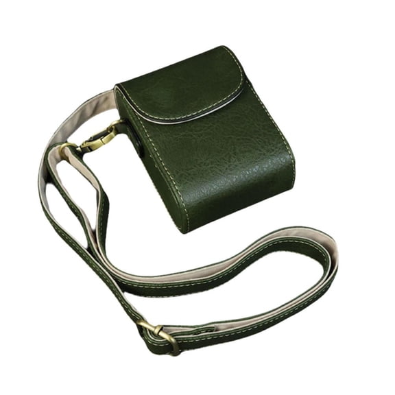 Universal PU Leather Camera Bag With Strap For Lumix Zs99/tz99 Case Cover Camera Zv1m2 Sx730/740