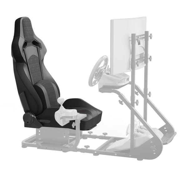 Universal PVC Bucket Style Reclinable Sport Modern Design, Steel, Adjustable, Home an instruction manual and a QR code for the installation video