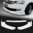 thumbnail image 1 of Universal Painted White Front Bumper Protector Body Kit Splitter Spoiler Lip 3PC, 1 of 6