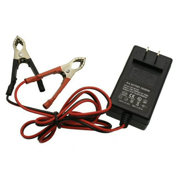 Universal Parts 12v, 1ah Battery Charger - Alligator Clips