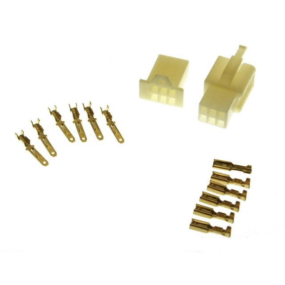 Universal Parts 6 Pin Connector Kit - 2.8mm Pin
