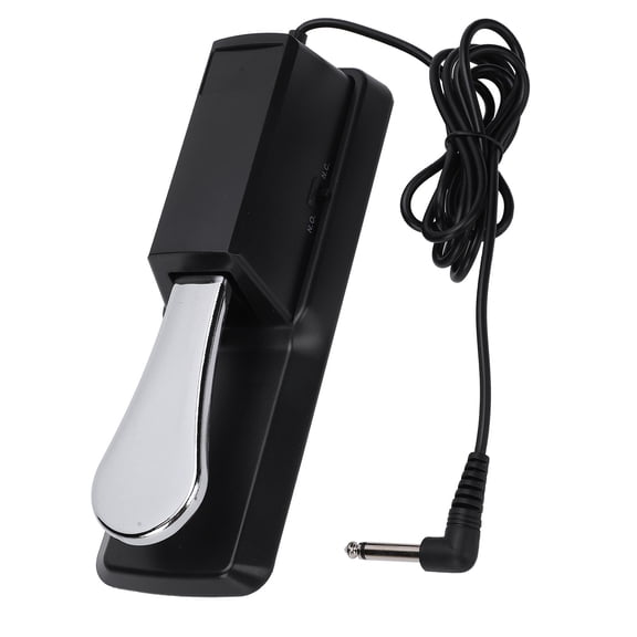 Universal Pedal Piano Sustain Pedal, Smooth Piano Pedal Extension for Keyboard Synthesizer for Digital Pianos for MIDI Keyboard for Portable Keyboards