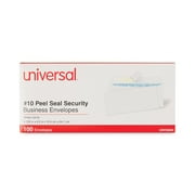 Universal Peel Seal Strip #10 Security Business Envelope 100/Box