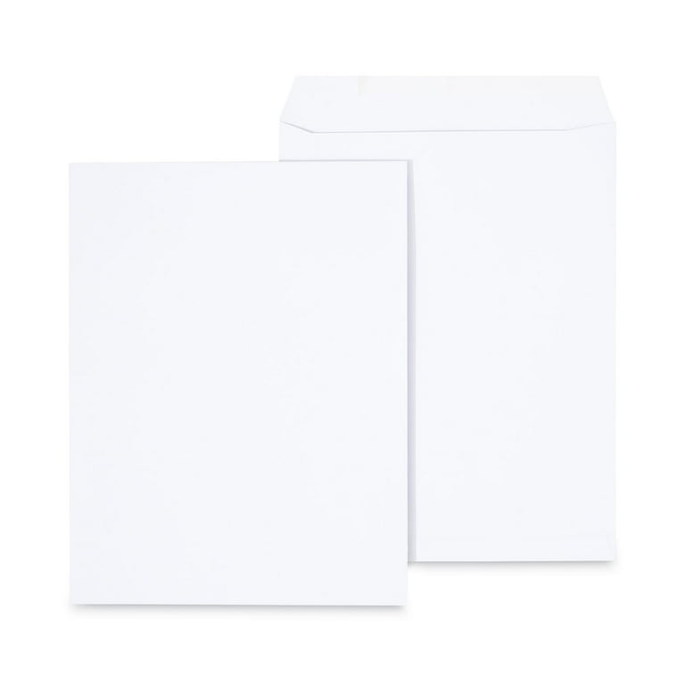 Peel Seal Strip Catalog Envelope, #13 1/2, Square Flap, Self-Adhesive Closure, 10 x 13, White, 100/Box Peel Seal Strip Catalog Envelope, #13 1/2, Square Flap, Self-Adhesive Closure, 10 x 13, White, 100/Box