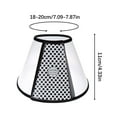 thumbnail image 1 of Universal Pet Protective Head Cover, Conical Biting Collar for Dogs and Cats, Soft Adjustable Cone, Anti-Licking E-Collar, Multiple Size Options, 1 of 1