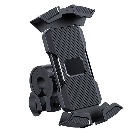 Universal Phone Mount For Handlebars Flexible Point Secure Auto Clamping Smartphone Holder For Cycling Gear Dirt Headlight Bile Lights Folding Rack Tail Light Wireless Speedometer for Bright Light
