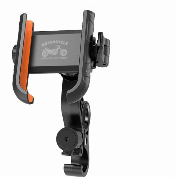 Universal Phone Mount for Motorcycle & Bicycle, Navigation Holder Without Blocking Camera, Outdoor Riding Bracket