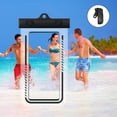 thumbnail image 1 of Universal Phone Pouch IPX8 Phone Case For Beach Underwater Cellphone Dry Bag With Lanyard Fits All Phones Up To 7.2IN, 1 of 8