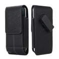 thumbnail image 1 of Universal Phone Pouch PU Leather Card Slot Belt Holder for iPhone 13/14/15/16/17 Pro Max 14/15 Plus Samsung S23/S24/S25 Edge for Men,L(6.6‘’x3.4''x0.86''), 1 of 8