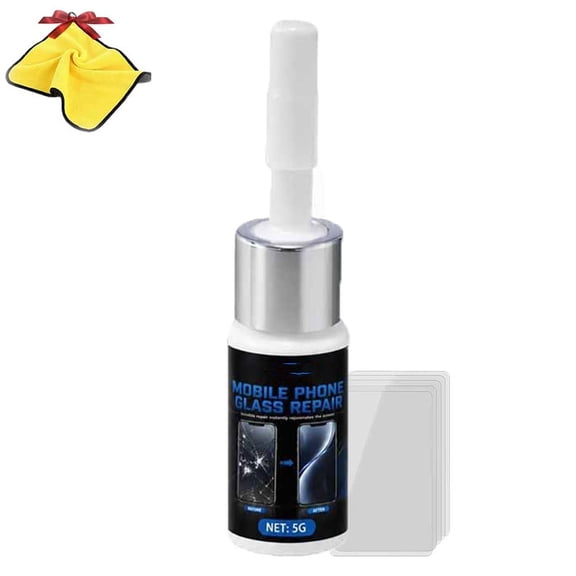 Universal Phone Screen Scratch Repair Liquid, Glass Repair Liquid for Phone, for Cracks Chips Broken Display Poliish DIY Fix Solution