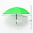 thumbnail image 1 of Universal Phone Umbrella Stand with Suction Cup Base - Polyester Sun & Rain Protector for Outdoor Mobile Device Viewing in Bright Conditions(Green)，Ccwuwei, 1 of 9