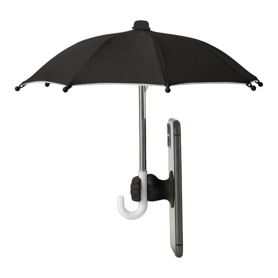 Universal Phone Umbrella Sun Shade - Adjustable UV Protection Sun Visor with Strong Suction Cup, Anti-Glare Cover for Outdoor Phone Use, Fits Most Smartphones