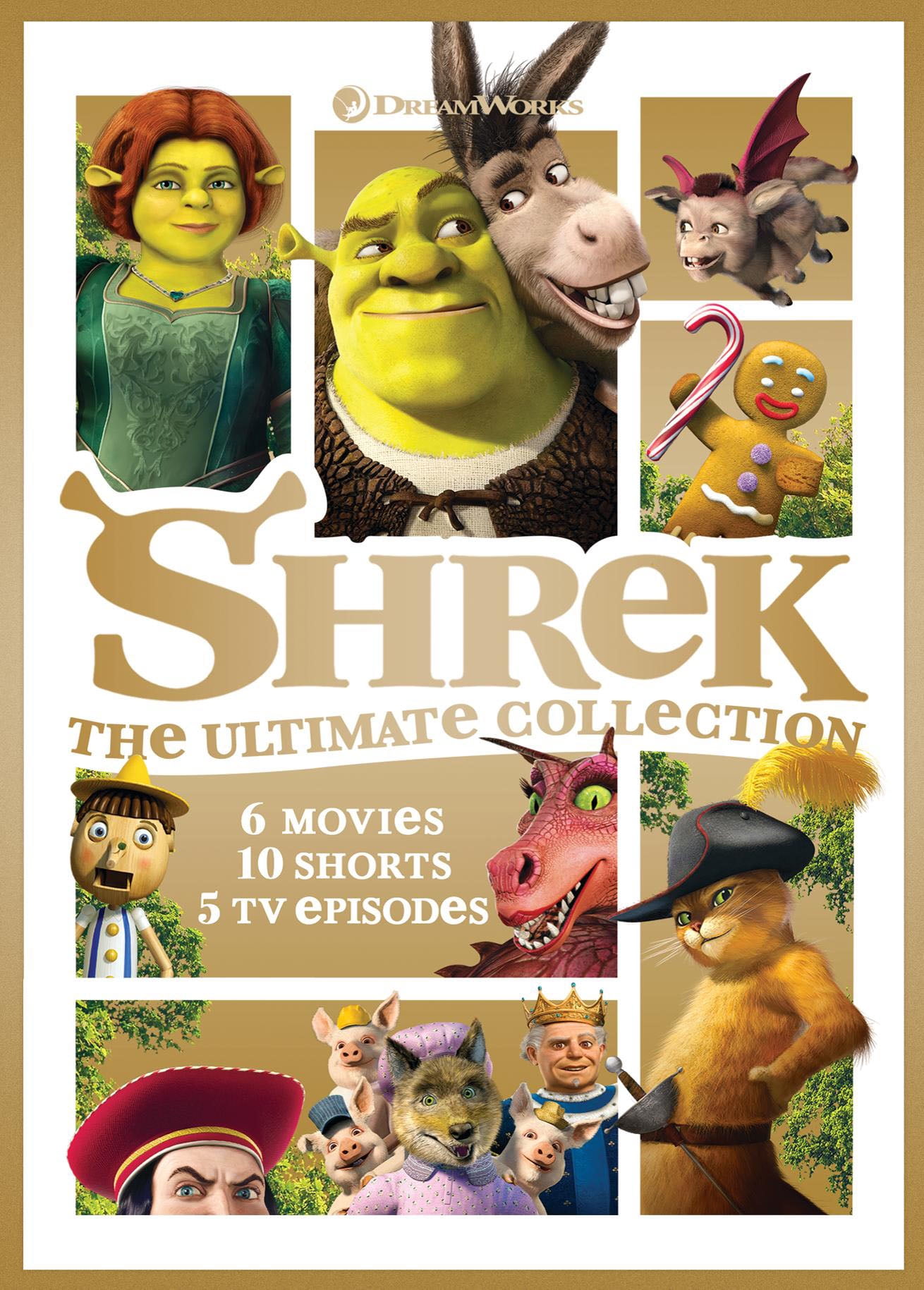 Lot of 5 Paramount DVD Movies (Shrek the Third, Star Trek