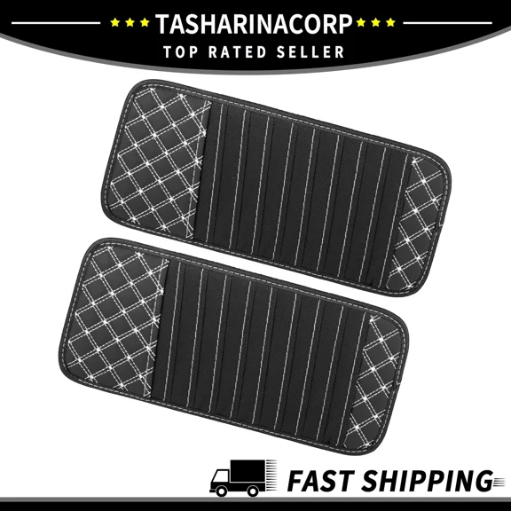 Universal Piece Of 2 Car Cd Visor Storage Cases With 10 Dvd Storage Sleeves