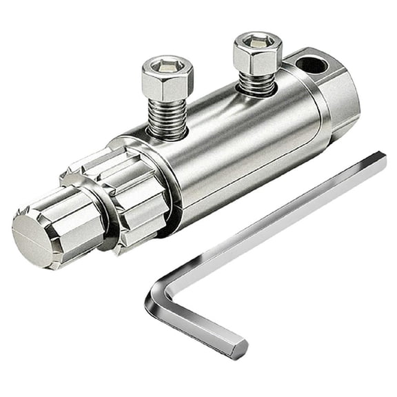 Universal Pipe Extractor Tool Adjustable Broken Pipe Thread Remover Kit For 1/2 Faucet & Heavy to Duty 1 Stainle