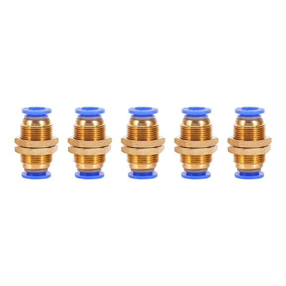 Universal Pipe Joiner Push-In Pneumatic Fittings for Air, Water & Hose Connections Bienvenido