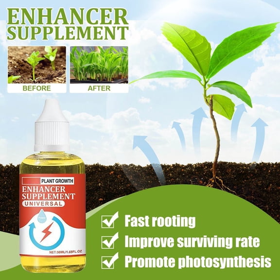 Universal Plantss Nutrient Solution 50ml, Concentrated Growth Enhancer for Indoor and Outdoor Greenery