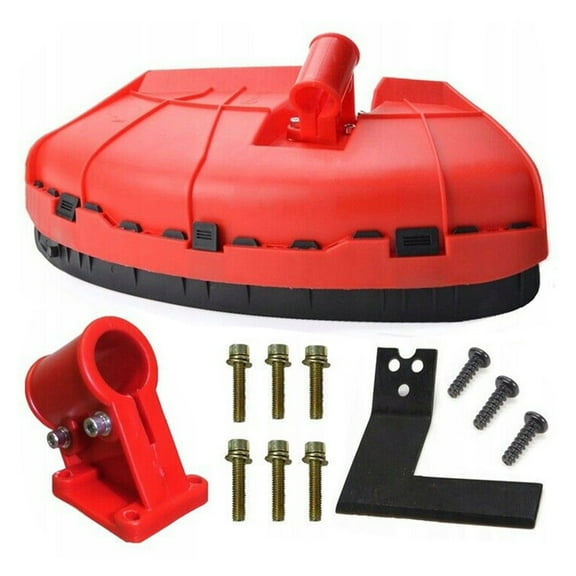 Universal Plastic Brush Cutter Guard Garden Tools Red Easy Install Protection Baffle Grass Trimmer Shield For 24 26mm Brush Cutt ,2 IN 1 Trimmer & Edger